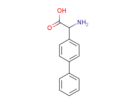 Molecular Structure of 221101-61-7 (AMINO-BIPHENYL-4-YL-ACETIC ACID)