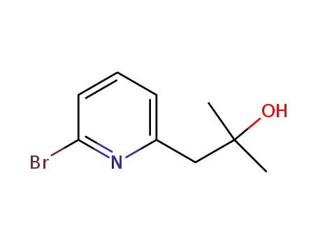 Molecular Structure of 955369-59-2 (2-PYRIDINEETHANOL, 6-BROMO-A,A-DIMETHYL-)