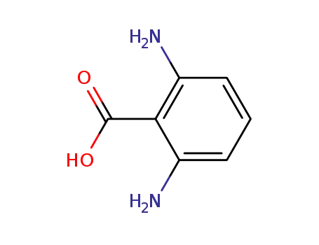 Molecular Structure of 102000-59-9 (Benzoic acid, 2,6-diamino- (6CI,9CI))