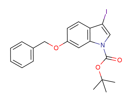 6-BENZYLOXY-3-IODOINDOLE-1-CARBOXYLIC ACID TERT-BUTYL ESTER