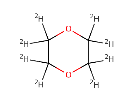 Molecular Structure of 17647-74-4 (1,4-DIOXANE-D8)