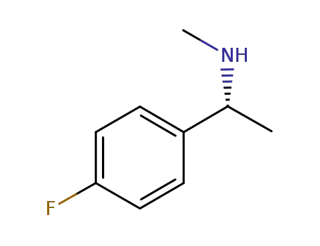 Molecular Structure of 672906-68-2 ((R)-N-METHYL-1-(4-FLUOROPHENYL)ETHYLAMINE)