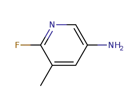 Molecular Structure of 186593-48-6 (2-Fluoro-3-methyl-5-aminopyridine)