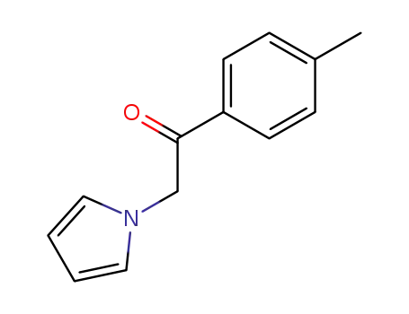 Molecular Structure of 90490-63-4 (Ethanone, 1-(4-methylphenyl)-2-(1H-pyrrol-1-yl)-)