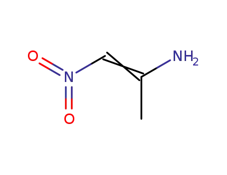Molecular Structure of 71145-07-8 (1-Propen-2-amine, 1-nitro-)