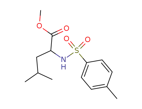 Molecular Structure of 51220-84-9 (METHYL 4-METHYL-2-([(4-METHYLPHENYL)SULFONYL]AMINO)PENTANOATE)