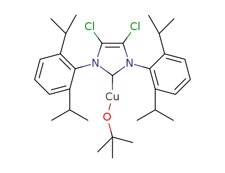 Molecular Structure of 1268526-52-8 (C<sub>31</sub>H<sub>43</sub>Cl<sub>2</sub>CuN<sub>2</sub>O)