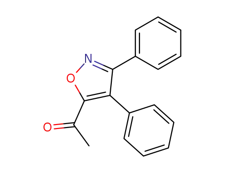 Molecular Structure of 1631-96-5 (1-(3,4-diphenyl-1,2-oxazol-5-yl)ethanone)