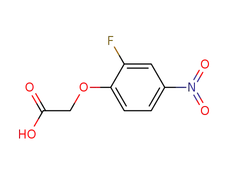 Molecular Structure of 399-45-1 ((2-fluoro-4-nitrophenoxy)acetic acid)