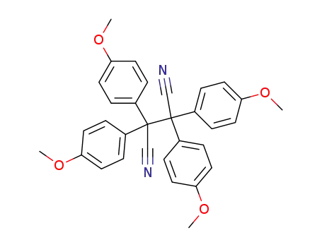 Molecular Structure of 7142-92-9 (tetrakis(4-methoxyphenyl)butanedinitrile)