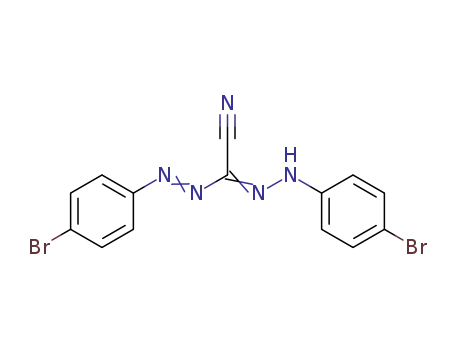 Molecular Structure of 7071-51-4 (Acetonitrile, [(4-bromophenyl)azo][(4-bromophenyl)hydrazono]-)