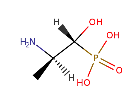 Molecular Structure of 84601-12-7 ((1R,2R)-(-)-(2-Amino-1-hydroxypropyl)phosphonsaeure)