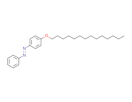 Molecular Structure of 115933-69-2 (Diazene, phenyl[4-(tetradecyloxy)phenyl]-)