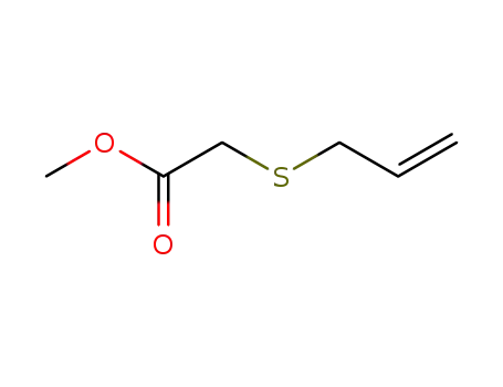 Molecular Structure of 72867-23-3 (METHYL (2-PROPENYLTHIO)ACETATE)