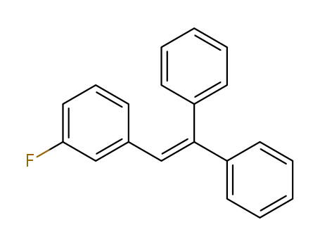 Molecular Structure of 304-11-0 (1-(2,2-diphenylethenyl)-3-fluorobenzene)