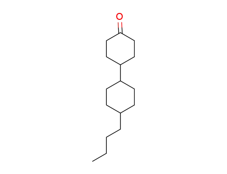 Molecular Structure of 92413-47-3 (trans-4-(trans-4-Butylcyclohexyl)cyclohexylanone)