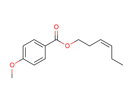 Molecular Structure of 121432-33-5 (Benzoic acid, 4-methoxy-, 3-hexenyl ester, (Z)-)