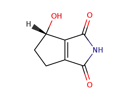 Cyclopenta(c)pyrrole-1,3(2H,4H)-dione, 5,6-dihydro-4-hydroxy-, (+)-
