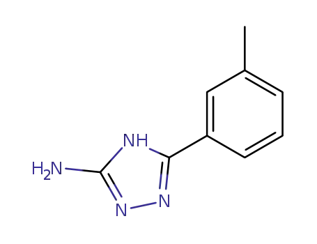 Molecular Structure of 59301-24-5 (5-(3-Methylphenyl)-4H-1,2,4-triazol-3-amine)