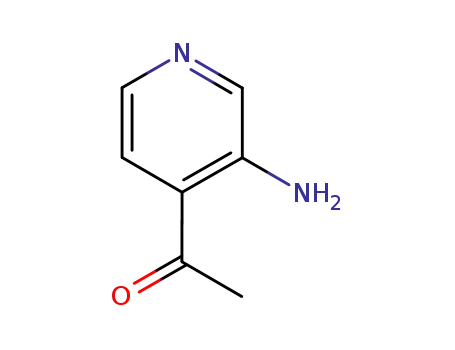 Molecular Structure of 13210-52-1 (1-(3-AMINO-PYRIDIN-4-YL)-ETHANONE)