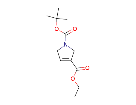 Molecular Structure of 146257-00-3 (1-TERT-BUTYL 3-ETHYL 1H-PYRROLE-1,3(2H,5H)-DICARBOXYLATE)