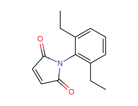 Molecular Structure of 38167-72-5 (N-(2,6-DIETHYLPHENYL)MALEIMIDE)