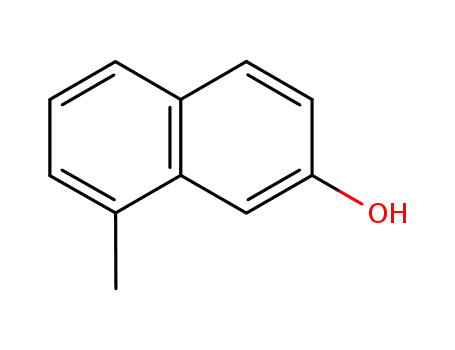 Molecular Structure of 19393-87-4 (8-METHYL-2-NAPHTHOL)