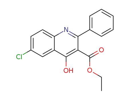 3-QUINOLINECARBOXYLIC ACID,6-CHLORO-4-HYDROXY-2-PHENYL-,ETHYL ESTER