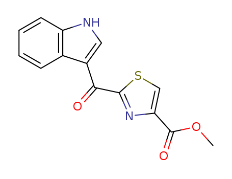 METHYL 2-(1H-INDOLE-3-CARBONYL)THIAZOLE-4-CARBOXYLATE CAS NO.448906-42-1  CAS NO.448906-42-1