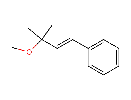 Molecular Structure of 100103-33-1 (Benzene, (3-methoxy-3-methyl-1-butenyl)-)