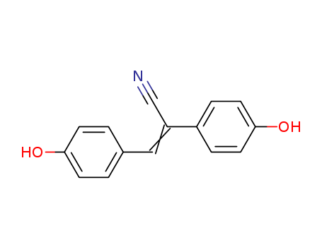 92497-66-0,2,3-bis(4-hydroxyphenyl)prop-2-enenitrile,