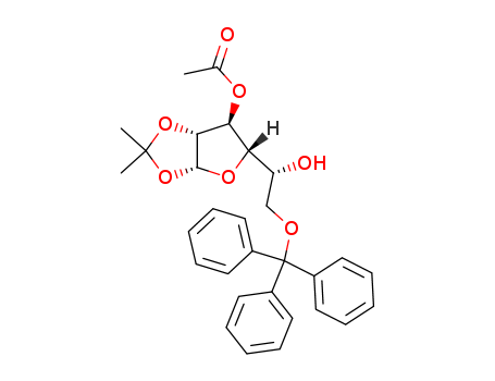 3-Acetyl-1,2-O-isopropylidene-6-O-trityl-a-D-galactofuranose