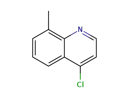 Molecular Structure of 18436-73-2 (4-Chloro-8-methylquinoline)