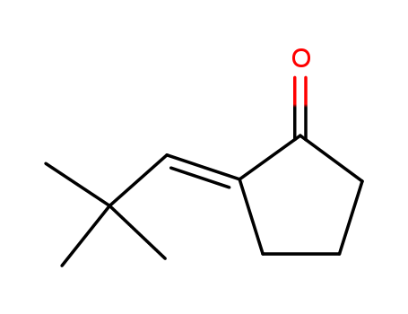 Molecular Structure of 106115-43-9 (Cyclopentanone, 2-(2,2-dimethylpropylidene)-, (E)-)