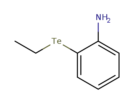 Molecular Structure of 89723-05-7 (Benzenamine, 2-(ethyltelluro)-)