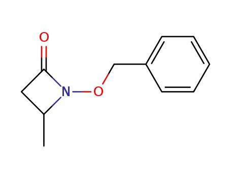 Molecular Structure of 88517-48-0 (2-Azetidinone, 4-methyl-1-(phenylmethoxy)-)