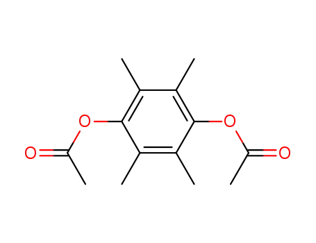 Molecular Structure of 5796-23-6 (1,4-Benzenediol, 2,3,5,6-tetramethyl-, diacetate)