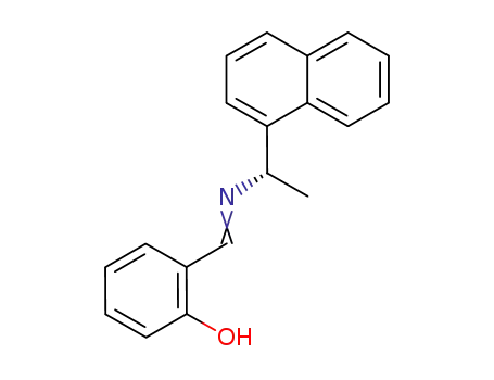 Molecular Structure of 7073-88-3 (Phenol, 2-[[[1-(1-naphthalenyl)ethyl]imino]methyl]-, (S)-)