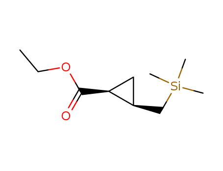 Cyclopropanecarboxylic acid, 2-[(trimethylsilyl)methyl]-, ethyl ester, cis-