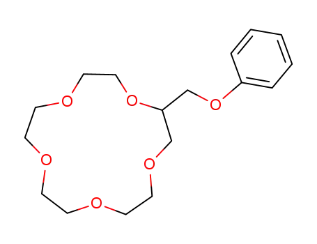 Molecular Structure of 75507-16-3 (1,4,7,10,13-Pentaoxacyclopentadecane, 2-(phenoxymethyl)-)