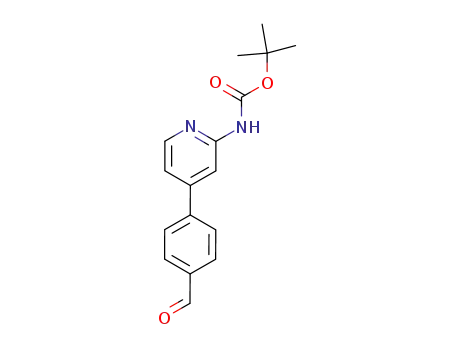 tert-butyl (4-(4-formylphenyl)pyridin-2-yl)carbamate