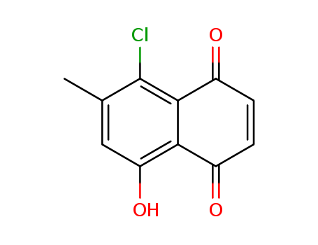 1,4-Naphthalenedione,5-chloro-8-hydroxy-6-methyl- cas  52431-61-5