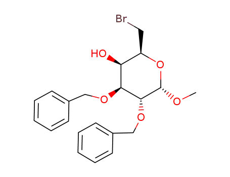 methyl 2,3-di-O-benzyl-6-bromo-6-deoxy-α-D-galactopyranoside