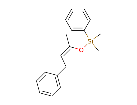 Molecular Structure of 105762-46-7 (Silane, dimethyl[(1-methyl-3-phenyl-1-propenyl)oxy]phenyl-, (E)-)
