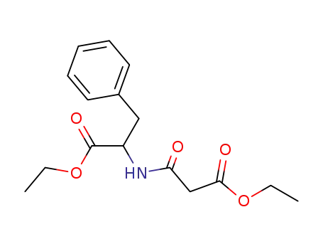 Molecular Structure of 80361-20-2 (N-(3-ethoxy-1,3-dioxopropyl)-DL-phenylalanine ethyl ester)