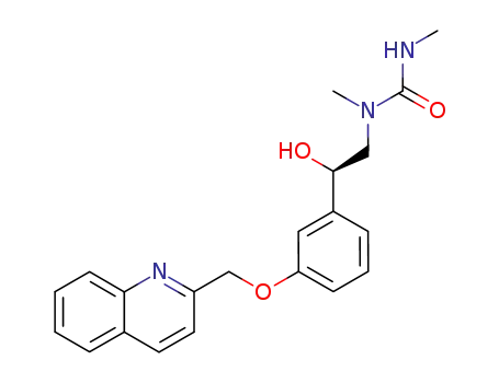 1-{(R)-2-Hydroxy-2-[3-(quinolin-2-ylmethoxy)-phenyl]-ethyl}-1,3-dimethyl-urea