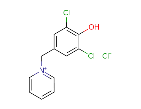 Molecular Structure of 79817-04-2 ((3,5-dichloro-4-hydroxybenzyl)pyridinium chloride)