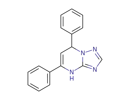 Molecular Structure of 118757-35-0 ([1,2,4]Triazolo[1,5-a]pyrimidine, 1,7-dihydro-5,7-diphenyl-)