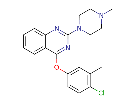 Quinazoline,4-(4-chloro-3-methylphenoxy)-2-(4-methyl-1-piperazinyl)-