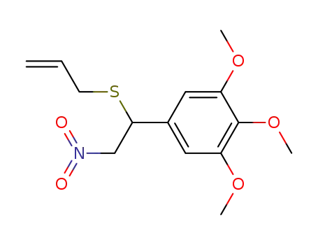 2-(allylthio)-1-nitro-2-(3,4,5-trimethoxyphenyl)ethane